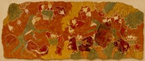 Artwork from 1600–1450 BC depicting blue monkeys collecting saffron Olaf Tausch, CC BY 3.0, via Wikimedia Commons
