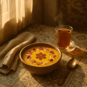 saffron rice pudding sholeh zard